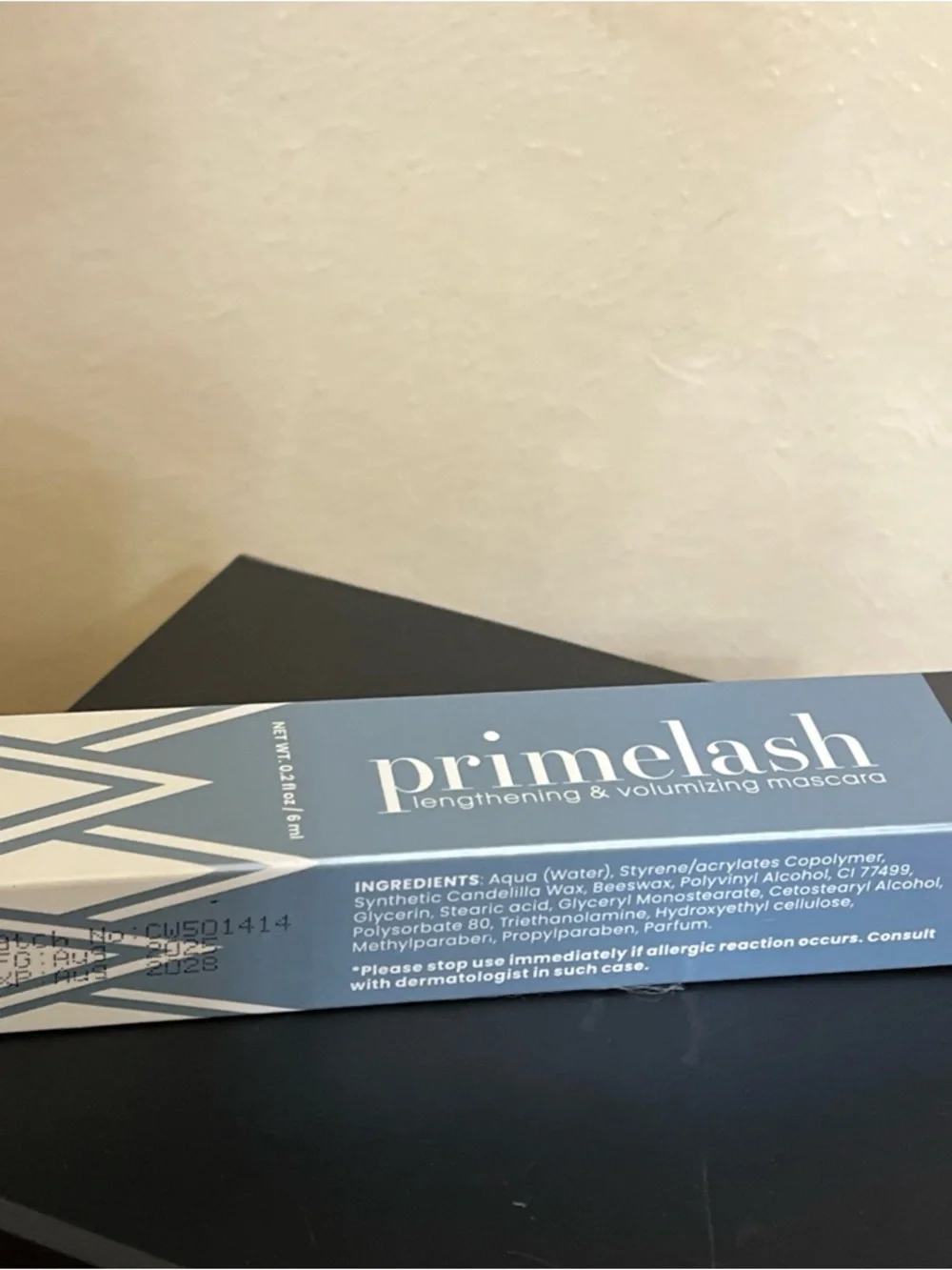 Prime prometics primelash lengthening and volumizing mascara black